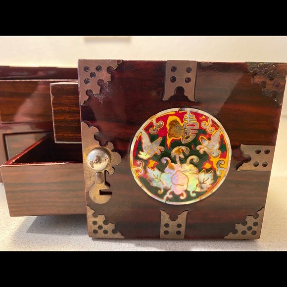 Oriental antique jewelry box - Picture 8 of 8